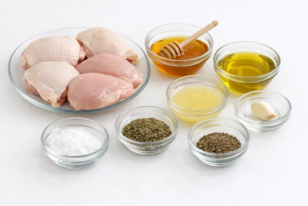 Poulet au miel et moutarde au four 3 Poulet au miel et moutarde au four