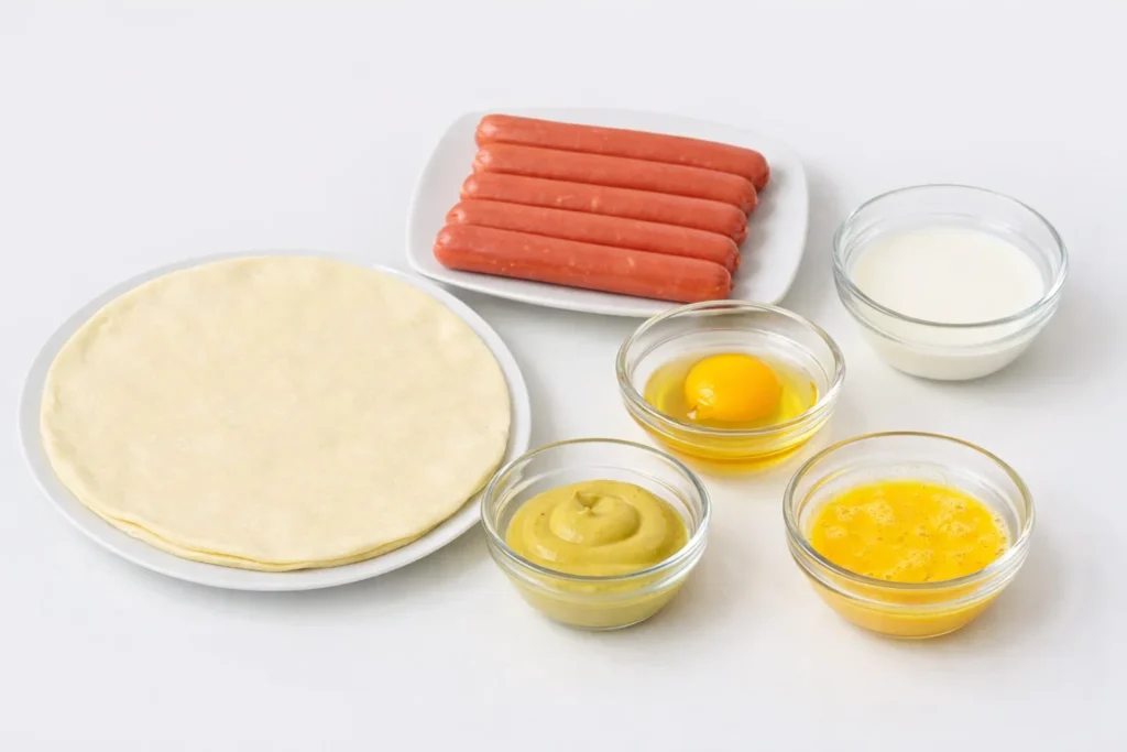 Feuilletés saucisse moutarde