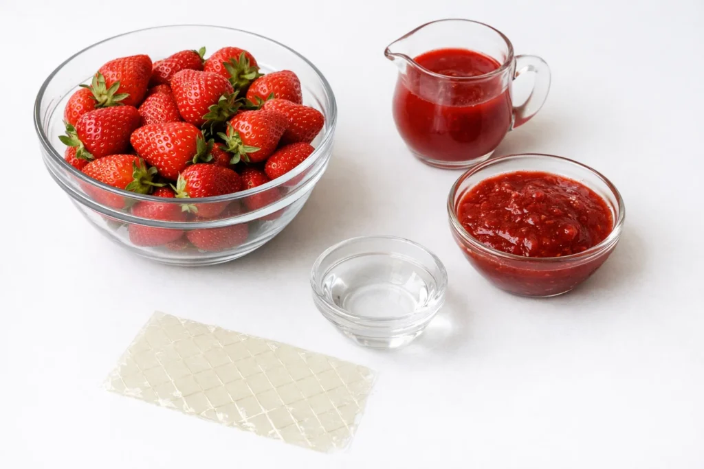 Fraisier gourmand – Garniture 2 Fraisier gourmand – Garniture